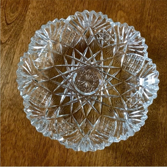 American Brilliant Cut Glass Dish - Picture 2 of 5